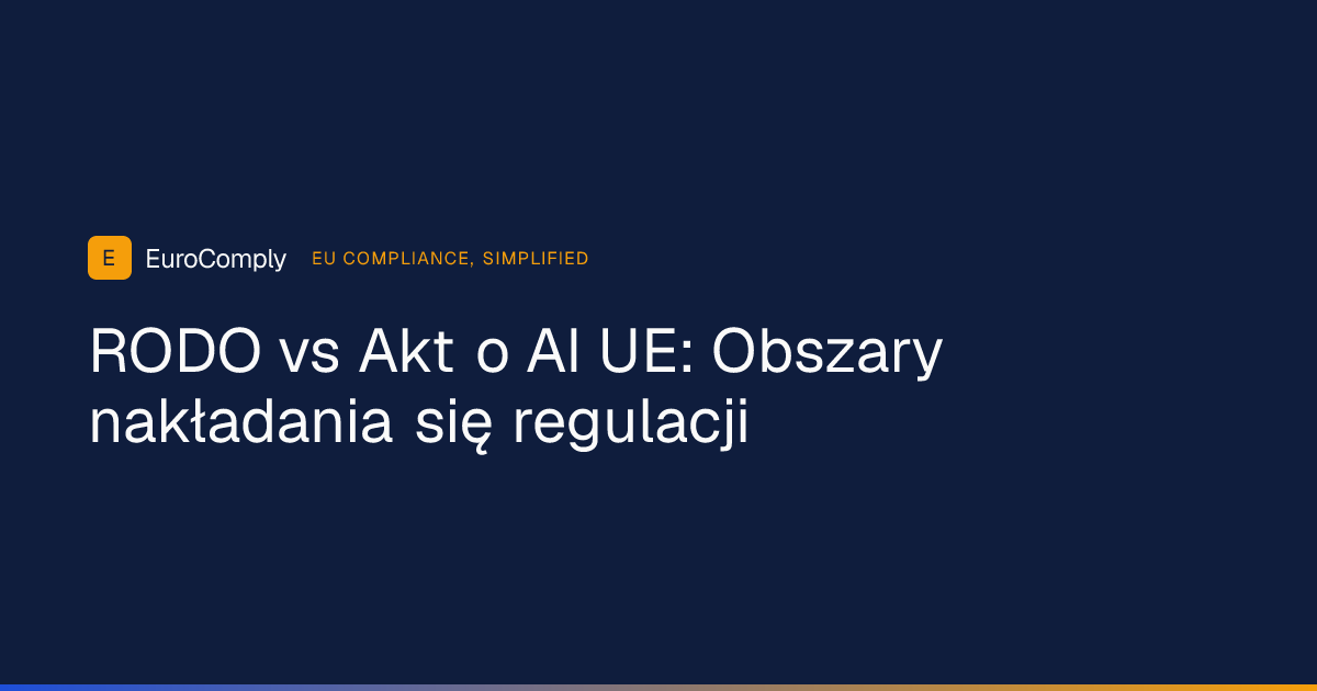 RODO a akt o AI: jak obie regulacje się nakładają article thumbnail
